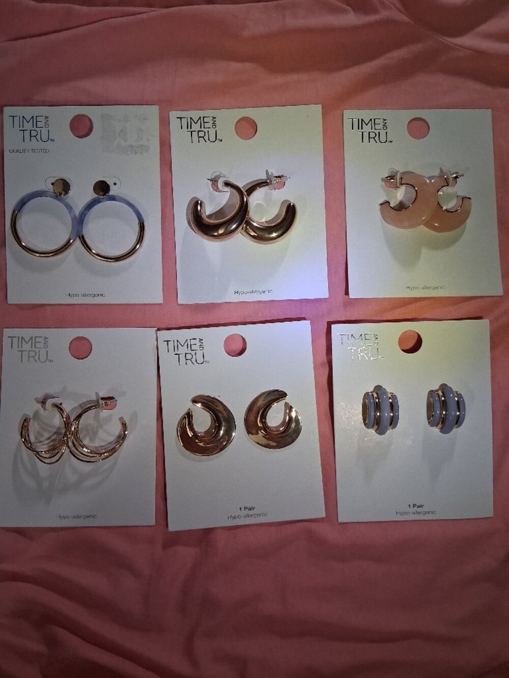 Time and Tru Earrings New with tags